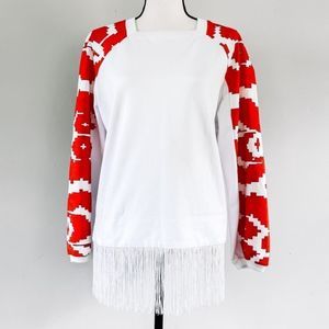 Ksenia Schnaider Fringe Sweatshirt